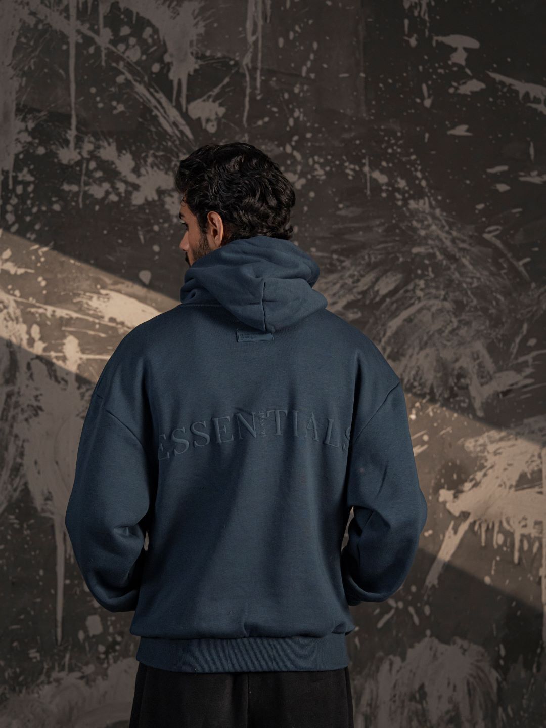 Xculture Blank Essential Hoodie – Midnight Blue