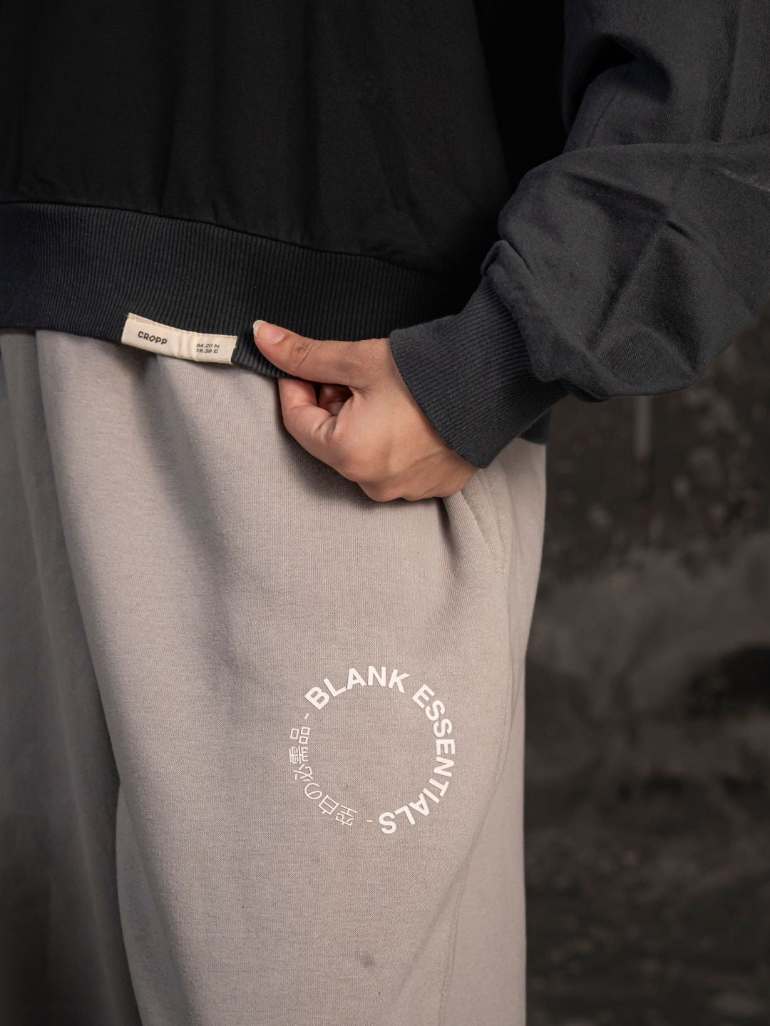 Blank Essentials Unisex Relaxed Sweatpants – Grey