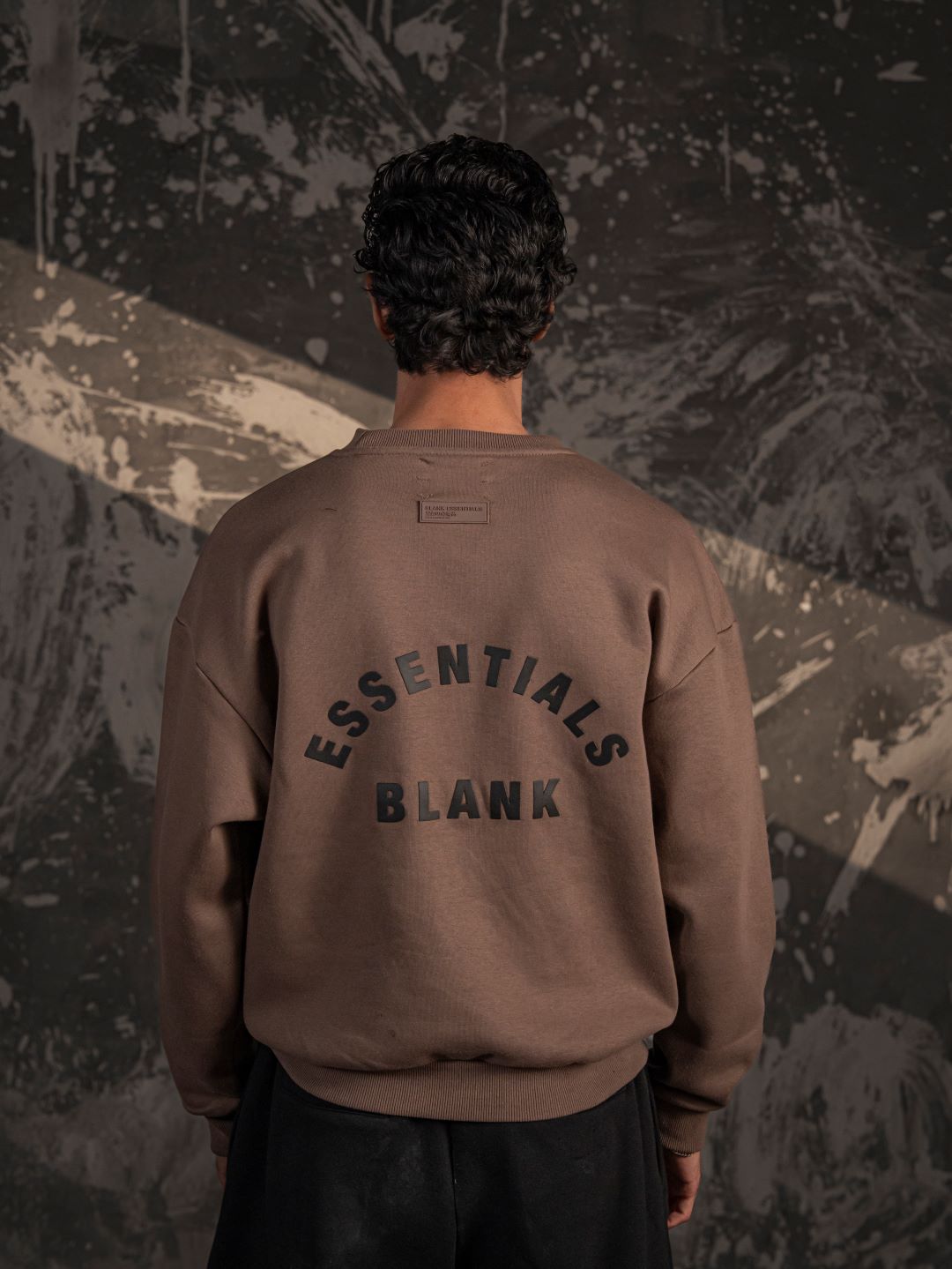 Blank Essentials Crewneck – Mocha Brown (Unisex Fit)