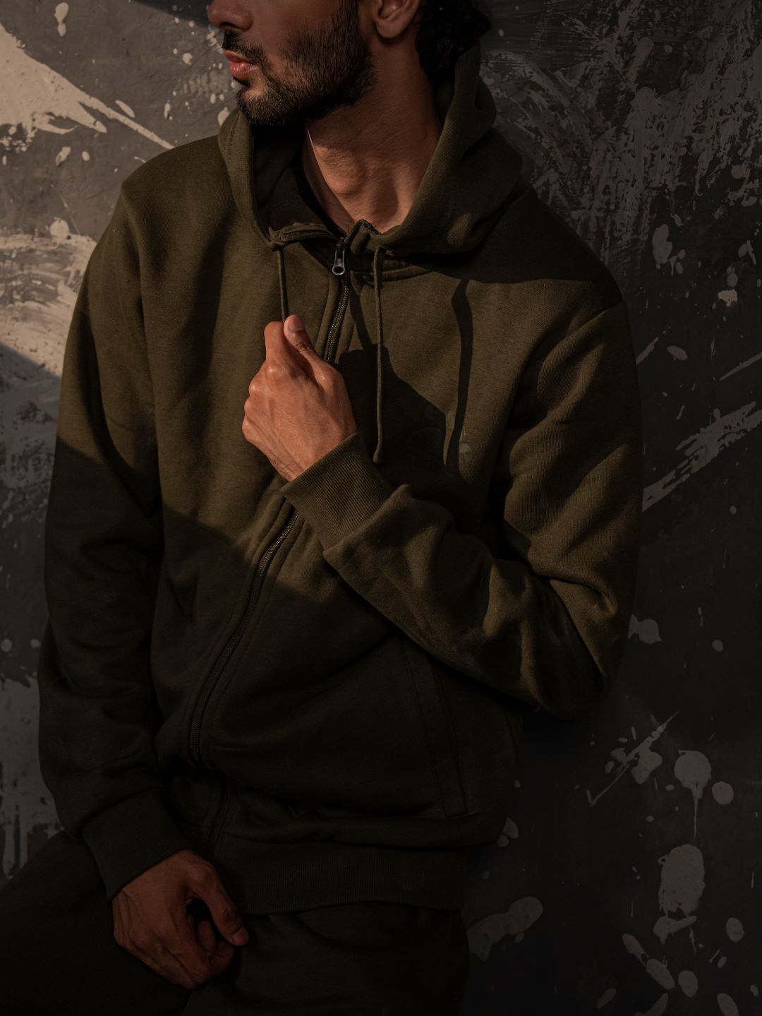 Ellesse Club Zip Hoodie – Olive Green (Unisex Fit)