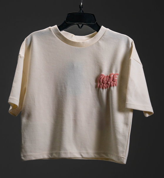 Pink Rose Logo Crop – Rose London Offwhite