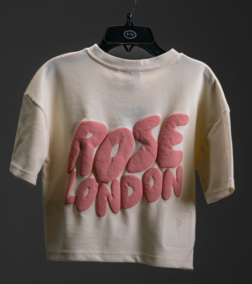 Pink Rose Logo Crop – Rose London Offwhite