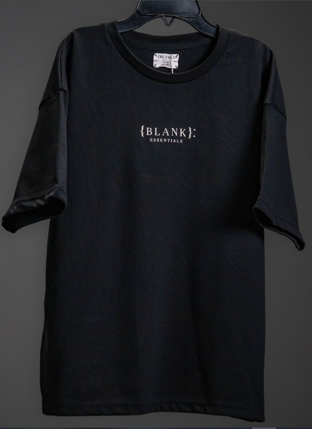 Small Bracket Logo Tee Black