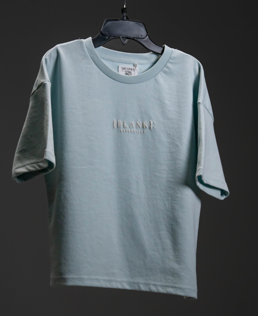 Small Bracket Logo Tee Blue
