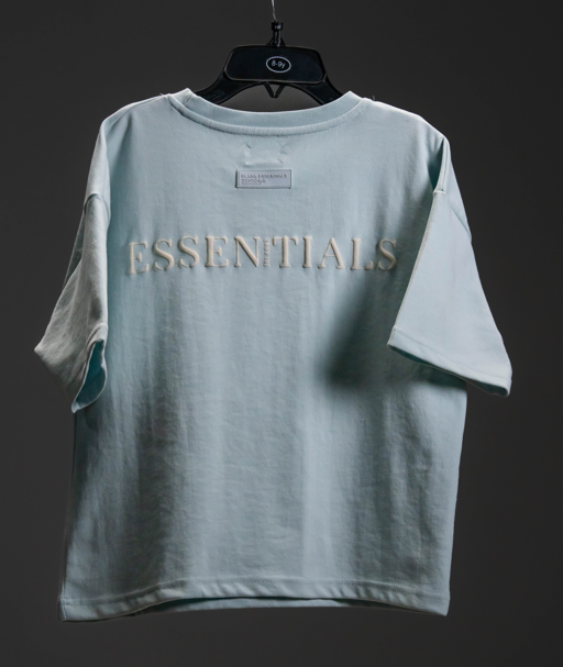Small Bracket Logo Tee Blue