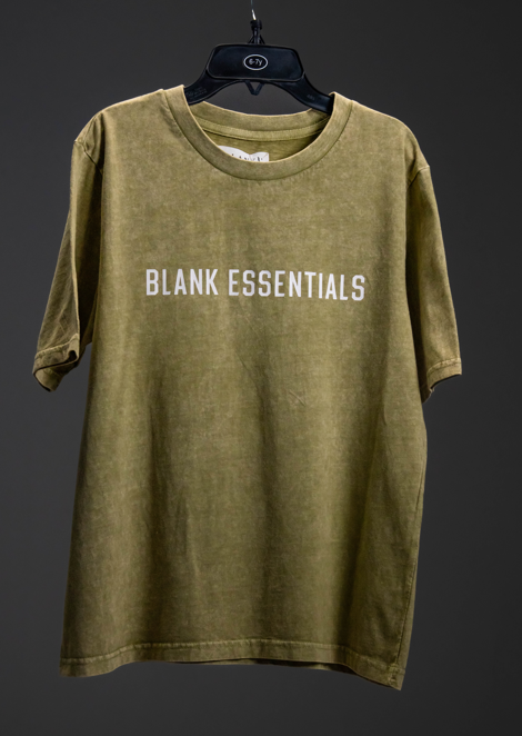 Acid Wash Straight Logo Tee