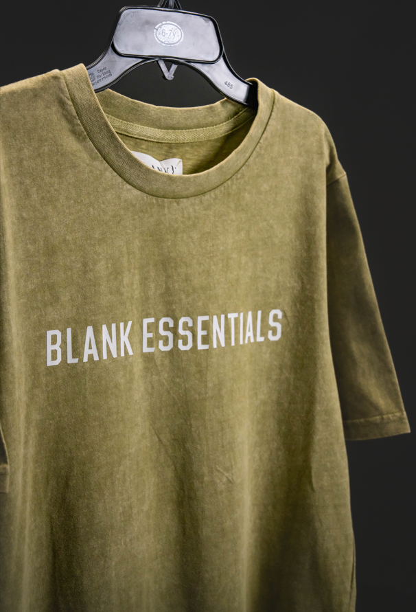 Acid Wash Straight Logo Tee