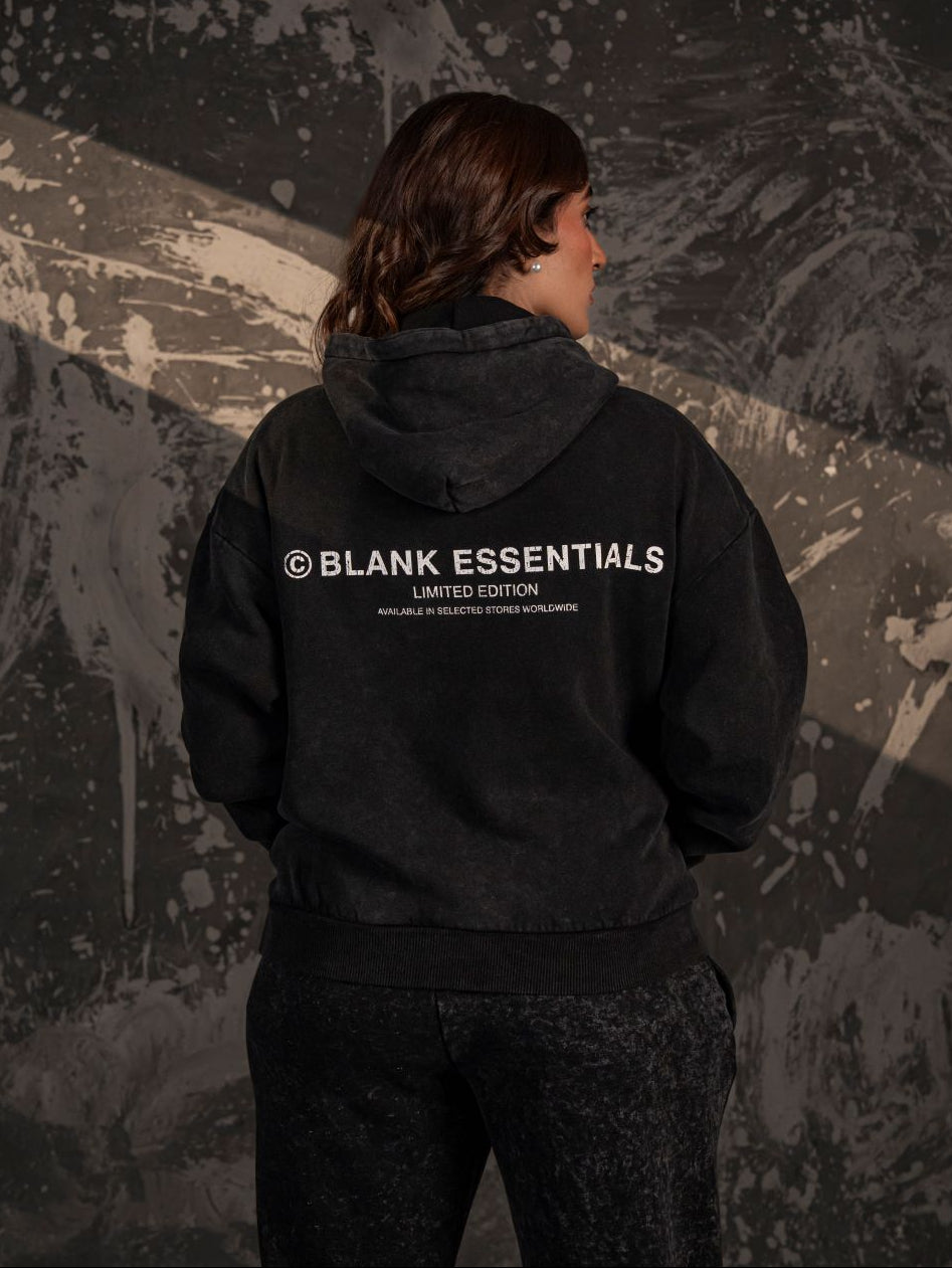 Acid wash unisex blank essential hoods & pants