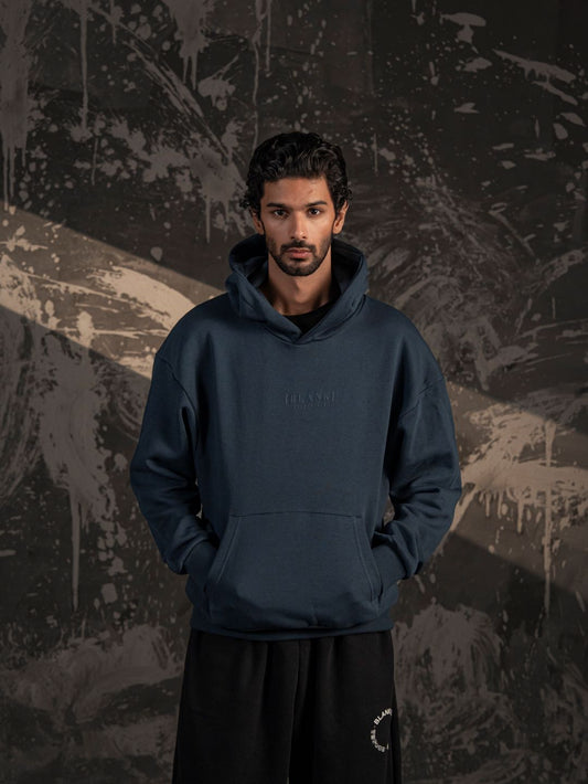 Xculture Blank Essential Hoodie – Midnight Blue