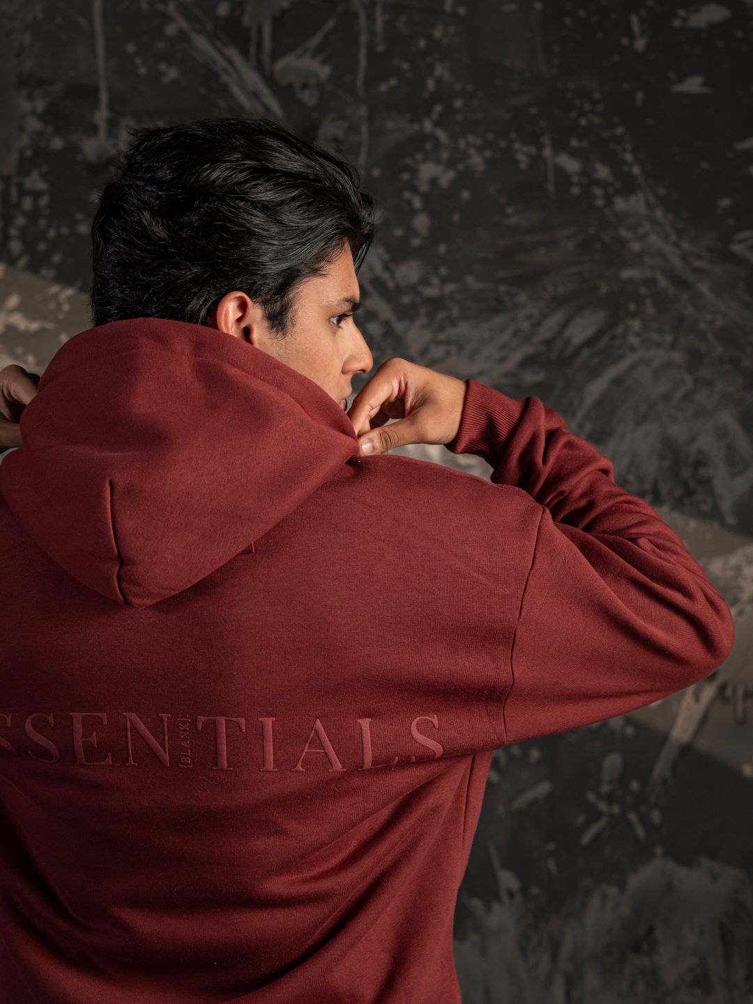 Xculture Blank Essential Hoodie – Mahroon
