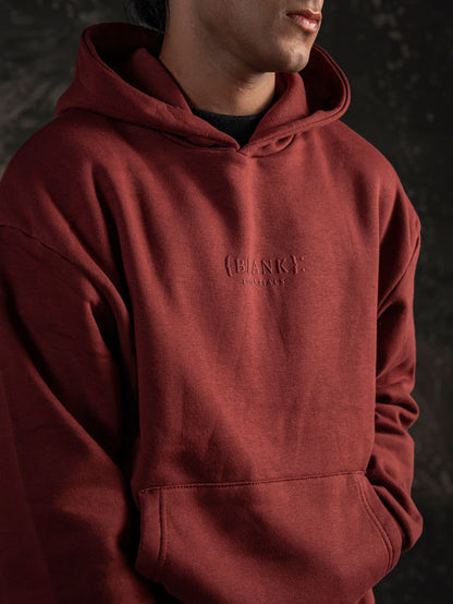 Xculture Blank Essential Hoodie – Mahroon