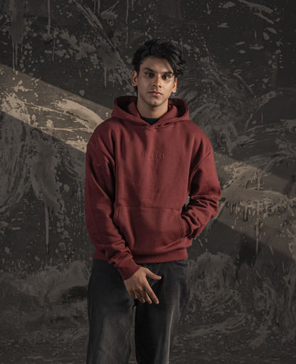 Xculture Blank Essential Hoodie – Mahroon