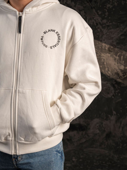 Xculture Blank Essential Hoodie – White