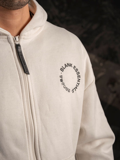 Xculture Blank Essential Hoodie – White
