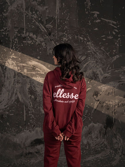 Ellesse Club Hoodie – Maroon (Women’s Edition)