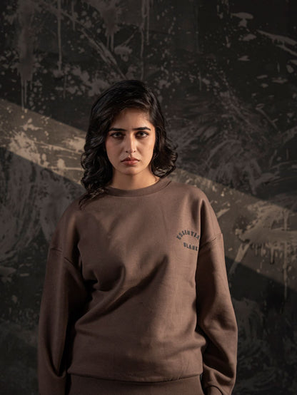 Blank Essentials Crewneck – Mocha Brown (Unisex Fit)