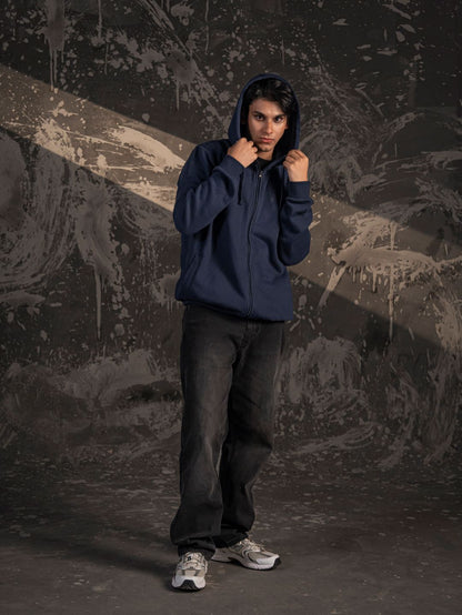 Ellesse Club Hoodie – Navy Blue (Unisex Fit)