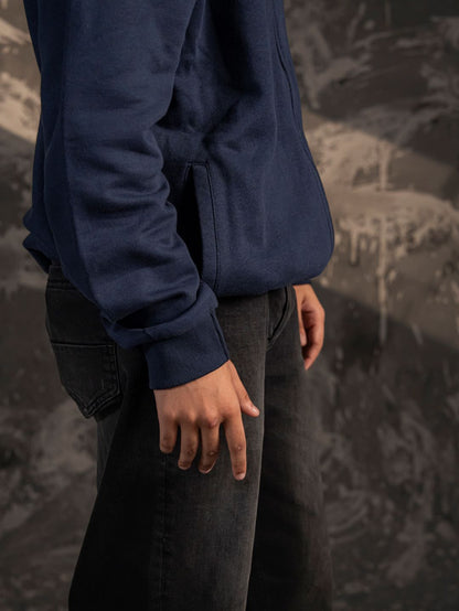 Ellesse Club Hoodie – Navy Blue (Unisex Fit)