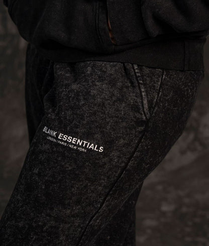 Blank Essentials Unisex Sweatpants – Acid Wash Black