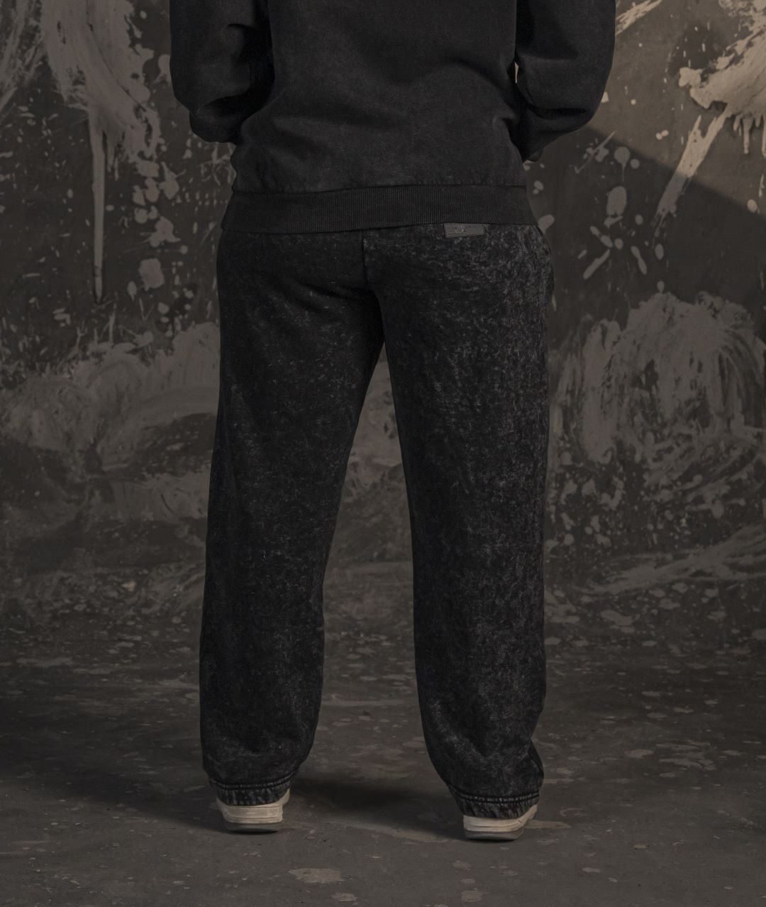 Blank Essentials Unisex Sweatpants – Acid Wash Black