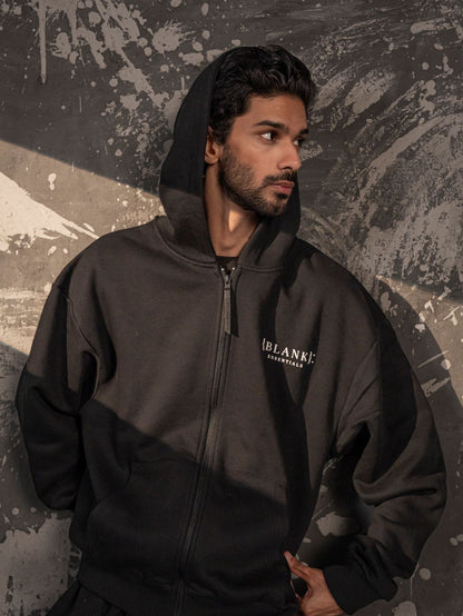 Xculture Blank Essential Hoodie – Black