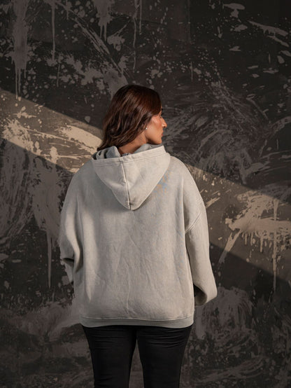 NYC Vintage Hoodie – Stone Grey (Unisex Fit)