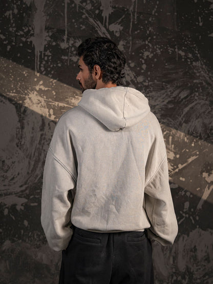 NYC Vintage Hoodie – Stone Grey (Unisex Fit)