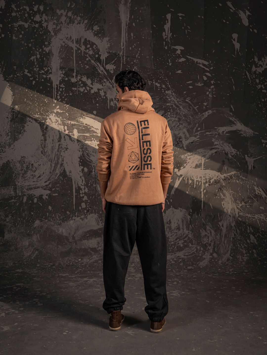 Ellesse Heritage Hoodie – Camel Brown (Unisex Fit)