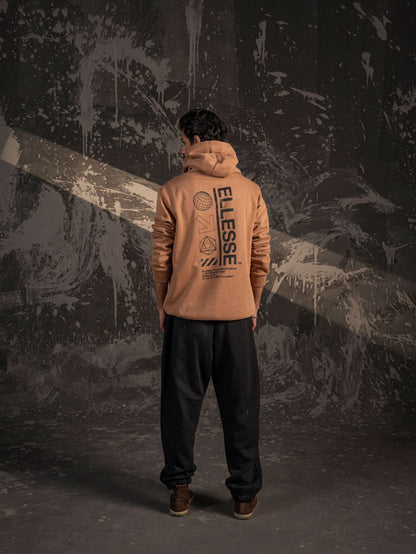 Ellesse Heritage Hoodie – Camel Brown (Unisex Fit)