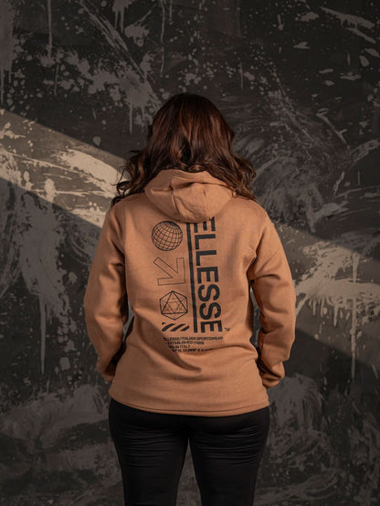Ellesse Heritage Hoodie – Camel Brown (Unisex Fit)