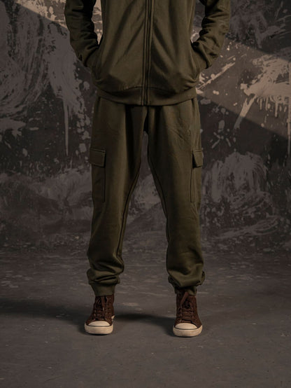 Ellesse Cargo Sweatpants – Olive Green (Unisex)