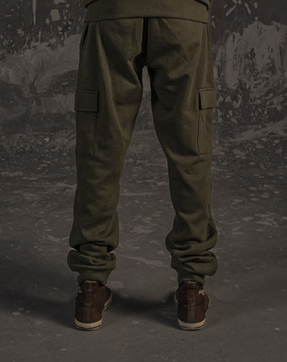 Ellesse Cargo Sweatpants – Olive Green (Unisex)