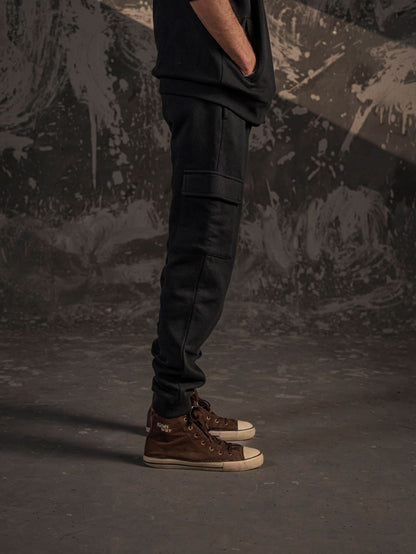 Ellesse Cargo Sweatpants – Black (Unisex)