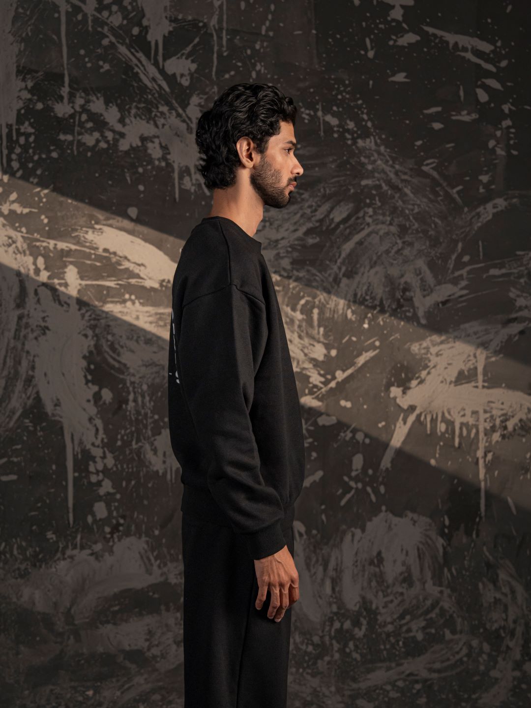 Blank Essentials Crewneck – Black (Unisex Fit)