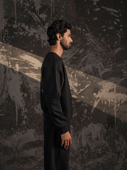 Blank Essentials Crewneck – Black (Unisex Fit)