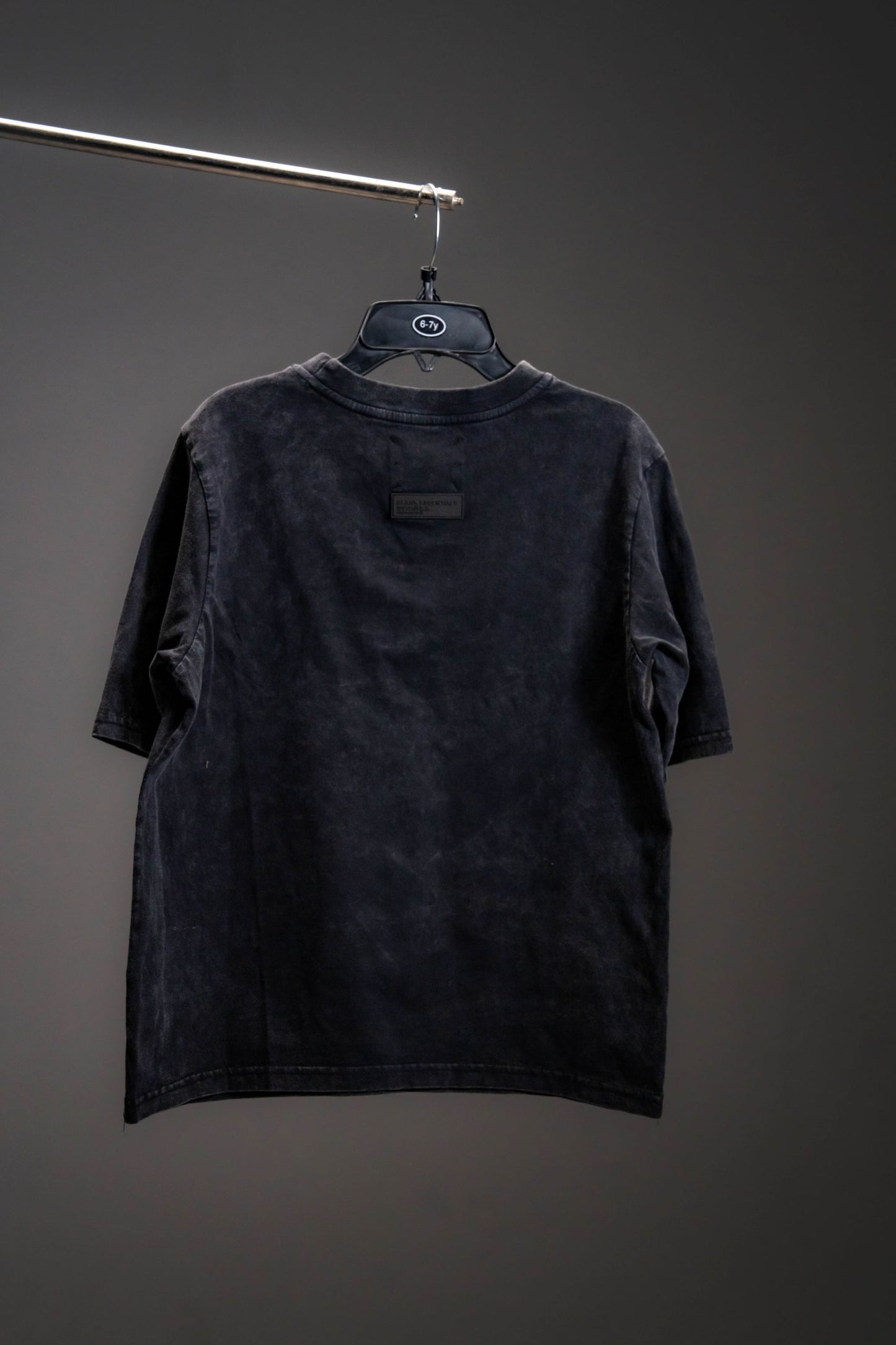 Acid Wash Straight Logo Tee