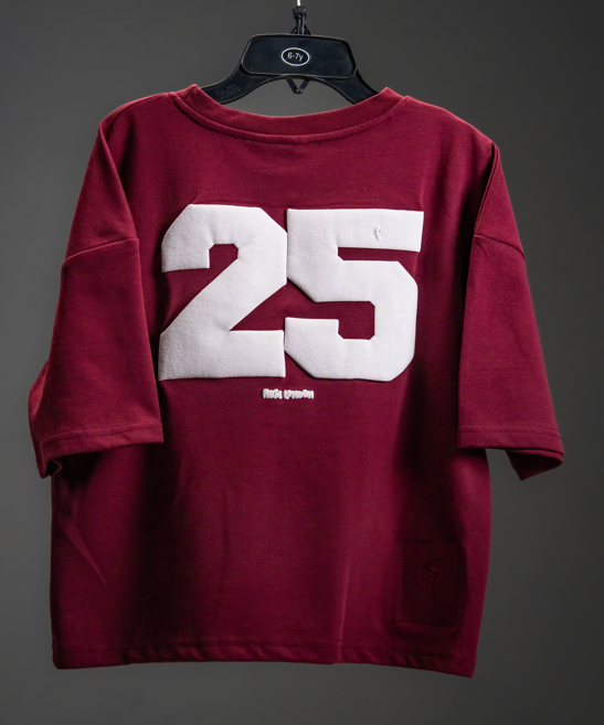 Jersey Logo Crop – Maroon