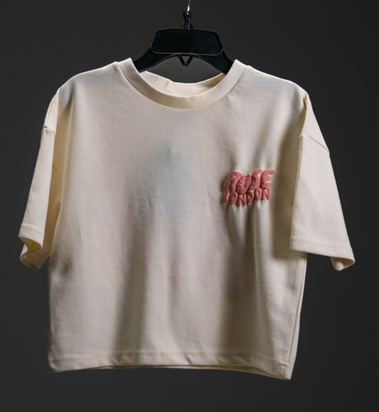 Pink Rose Logo Crop – Rose London Offwhite