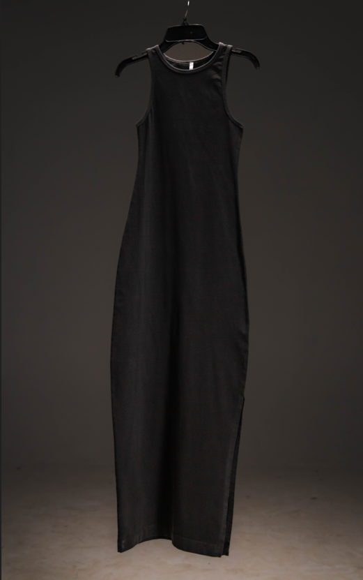 Sleeveless Summer Dress (Grey)