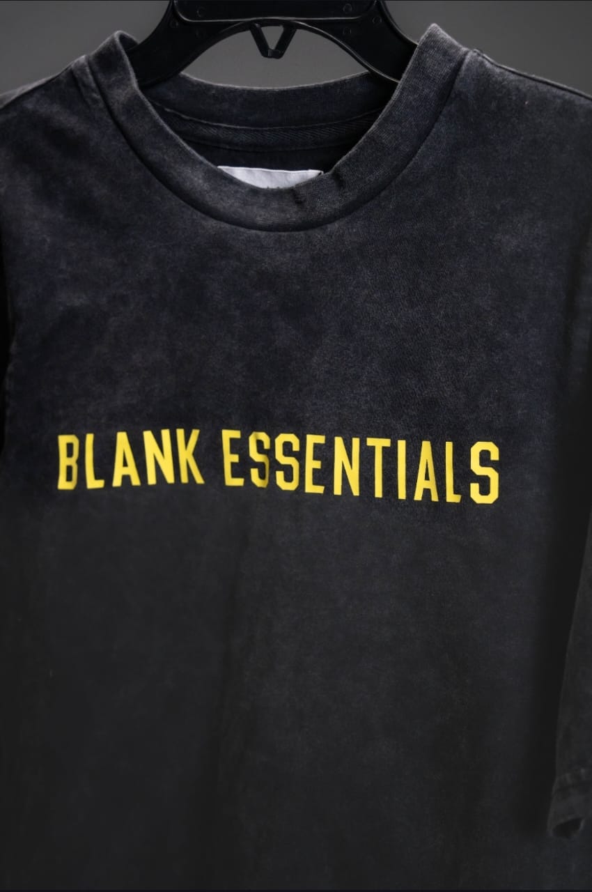 Acid Wash Straight Logo Tee