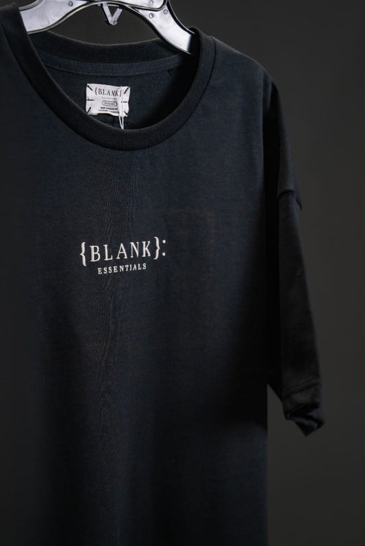 Small Straight Logo Tee Black