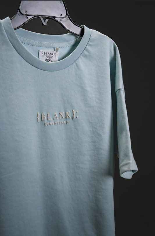 Small Bracket Logo Tee Blue