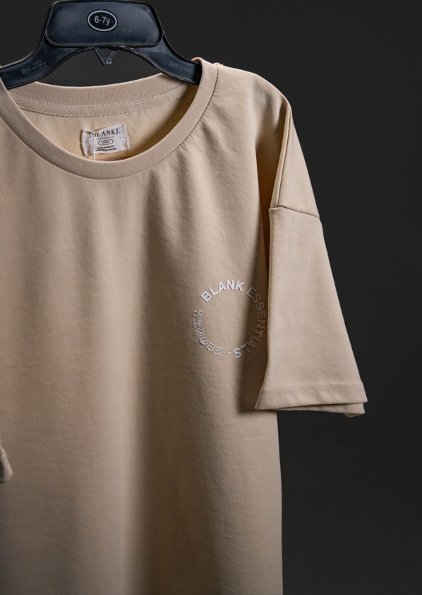 Circle Logo Tee (Beige)